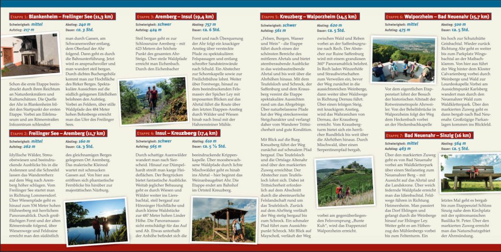 Ahrsteig Flyer Rückseite