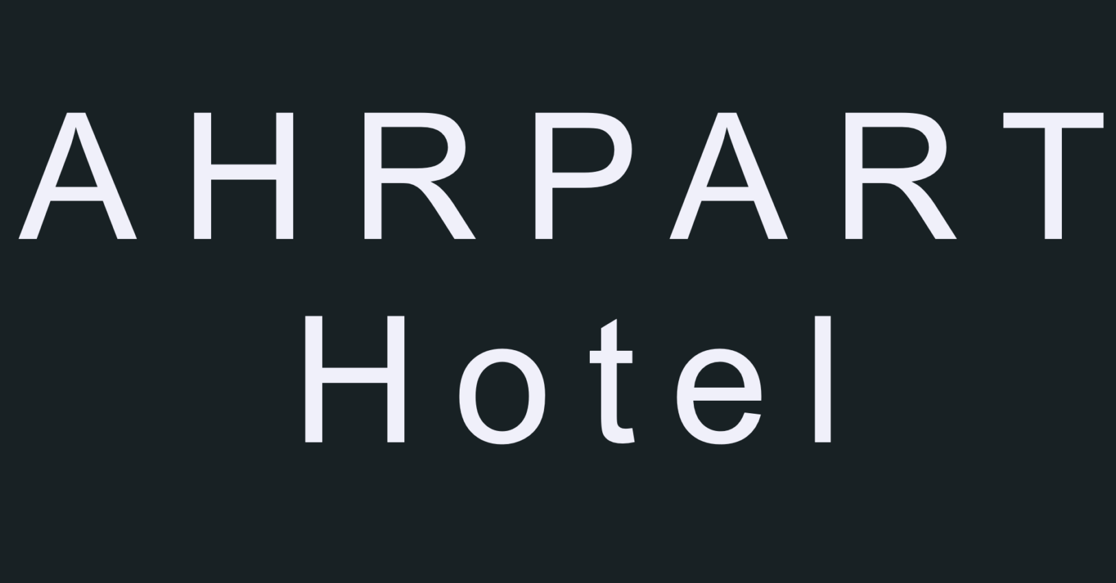 AHRPART Hotel Logo